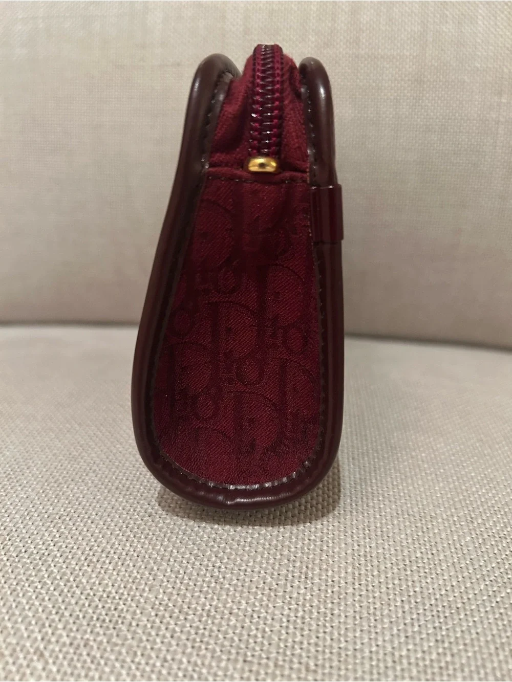 Christian Dior Vintage Monogram Makeup Pouch